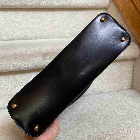 vintage henry birks & sons leather handbag - Picture 7 of 16